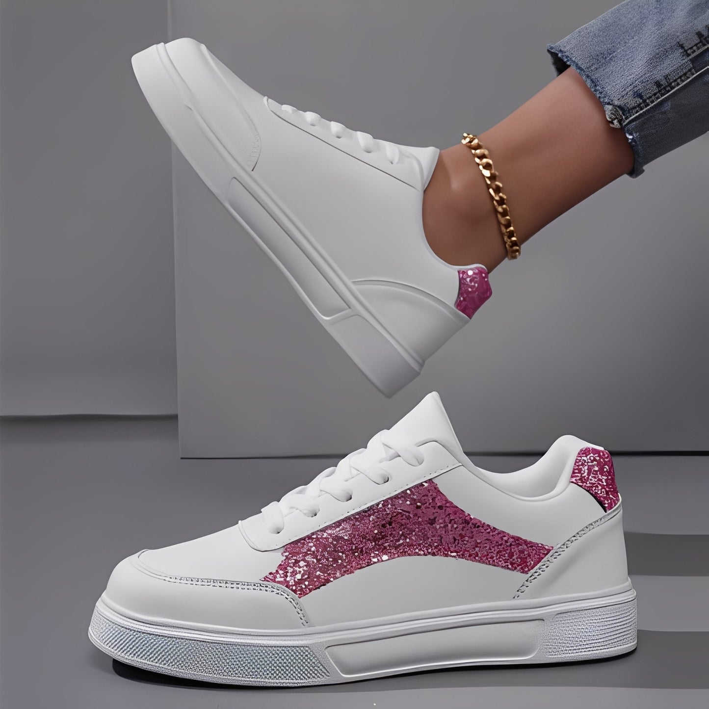 Rexanne - Moderne Damensneaker aus Kunstleder