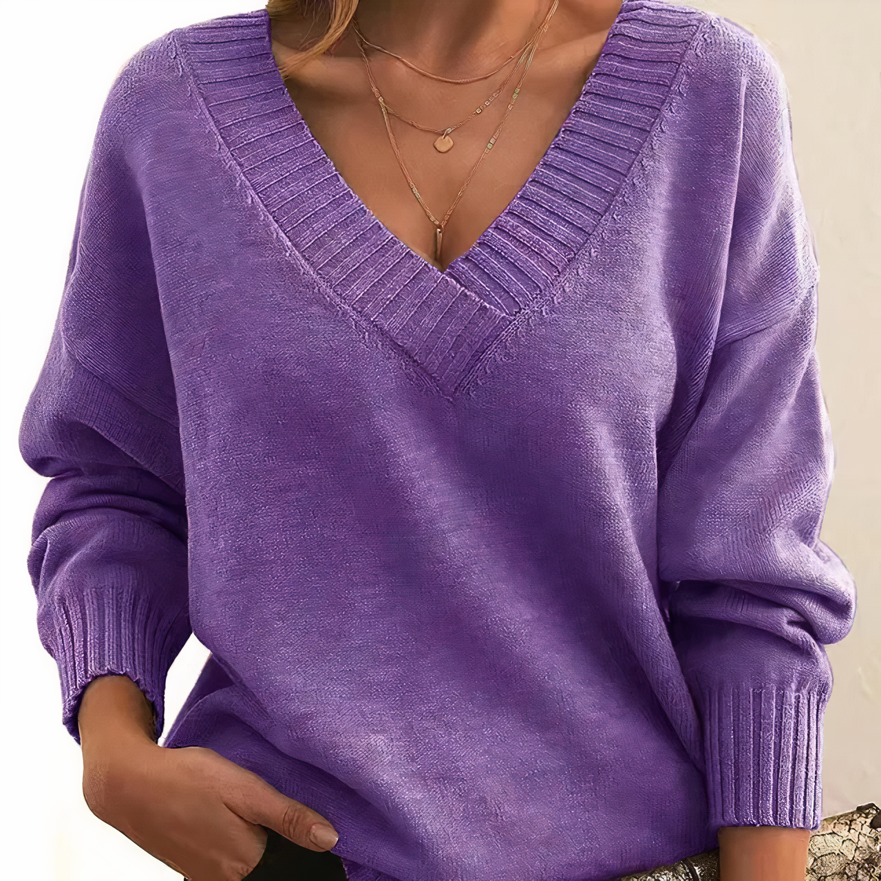 Herbst – Eleganter Kaschmirpullover