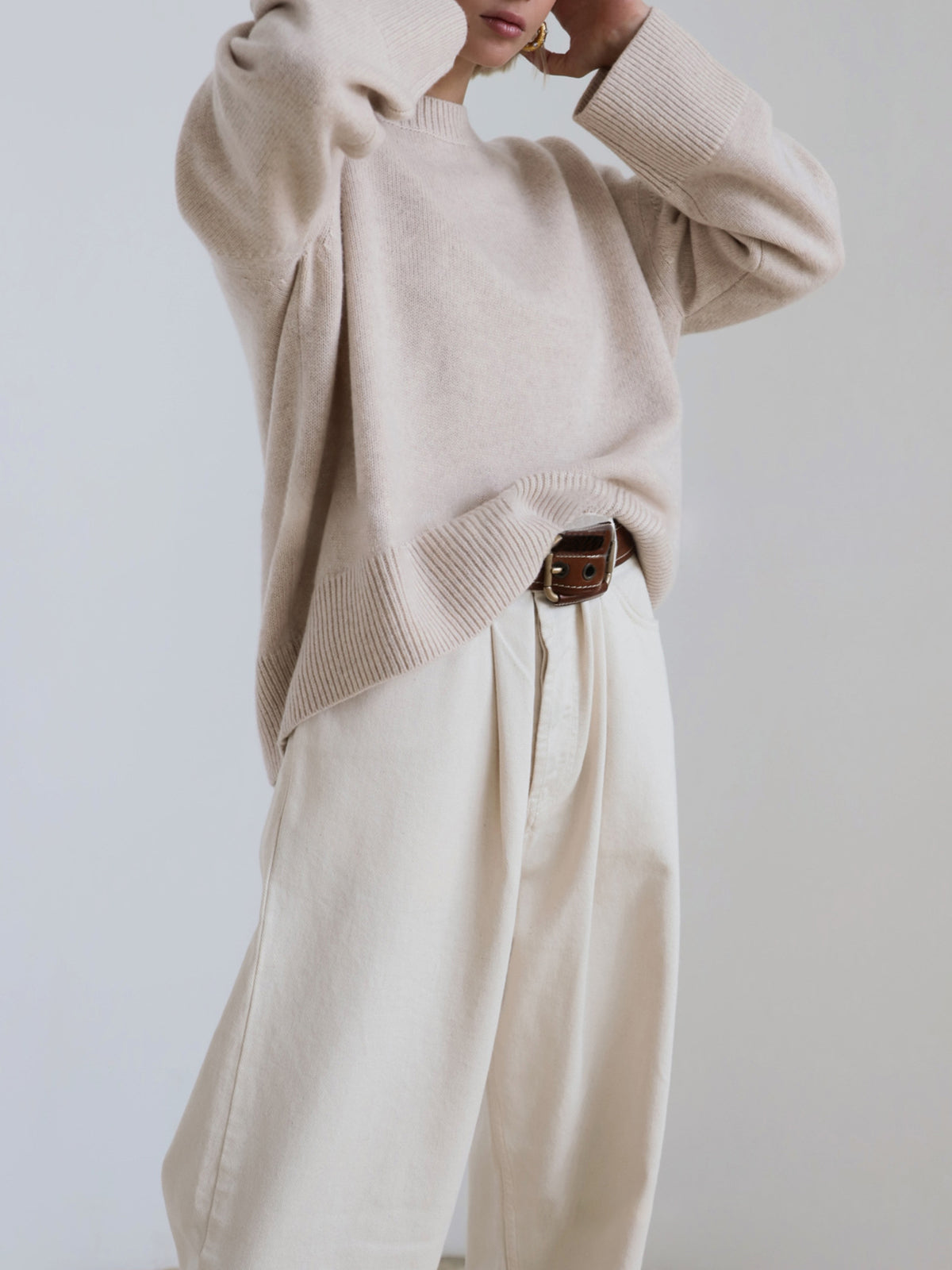 Amara – Großer Pullover „Zuckerwatte“