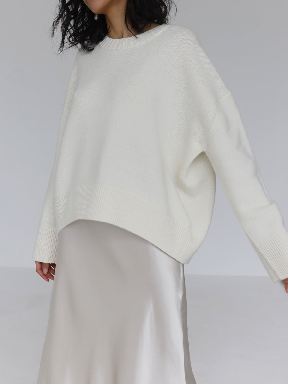 Amara – Großer Pullover „Zuckerwatte“