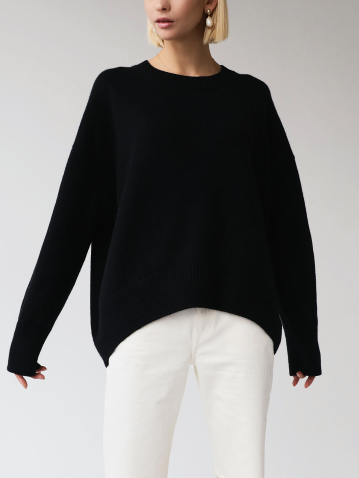 Amara – Großer Pullover „Zuckerwatte“