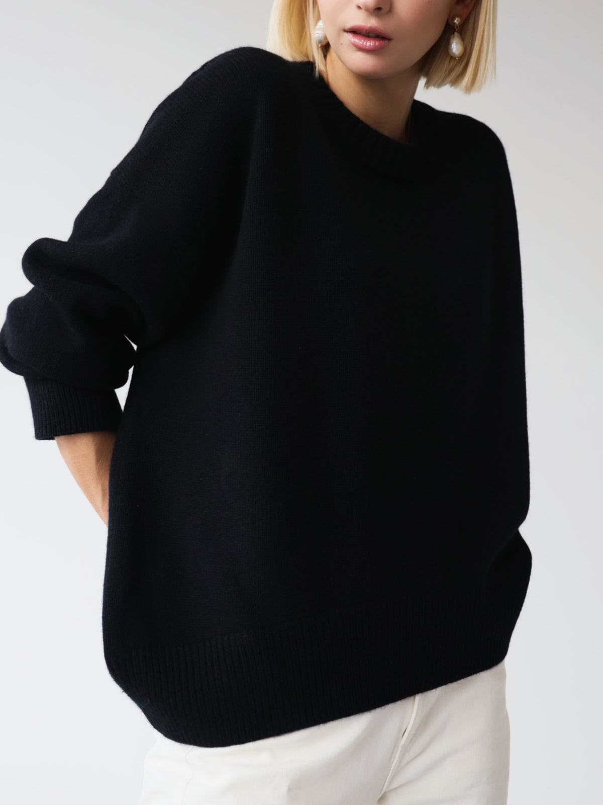 Amara – Großer Pullover „Zuckerwatte“
