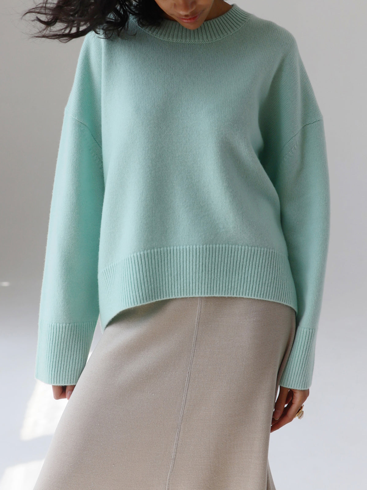Amara – Großer Pullover „Zuckerwatte“