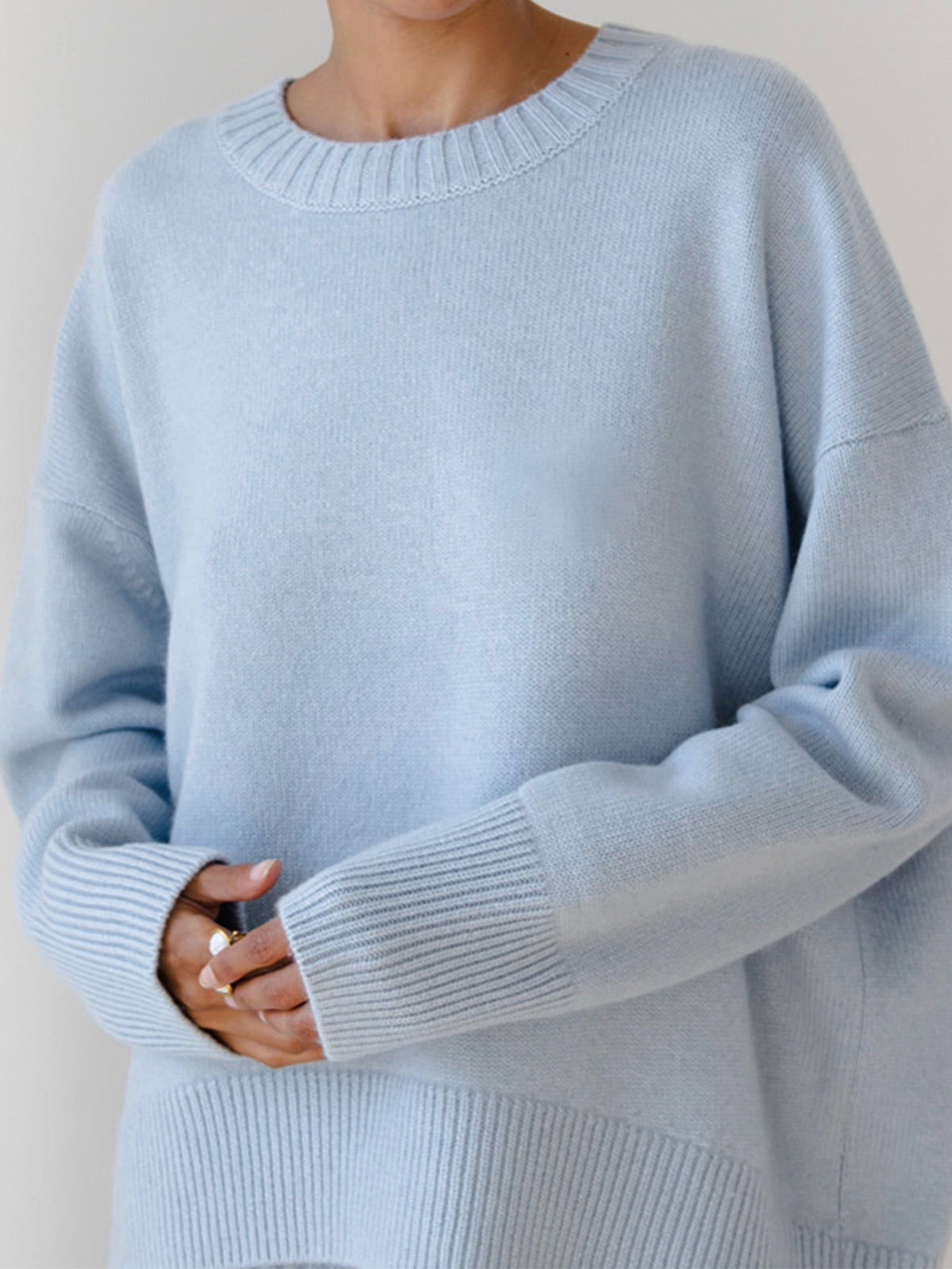 Amara – Großer Pullover „Zuckerwatte“
