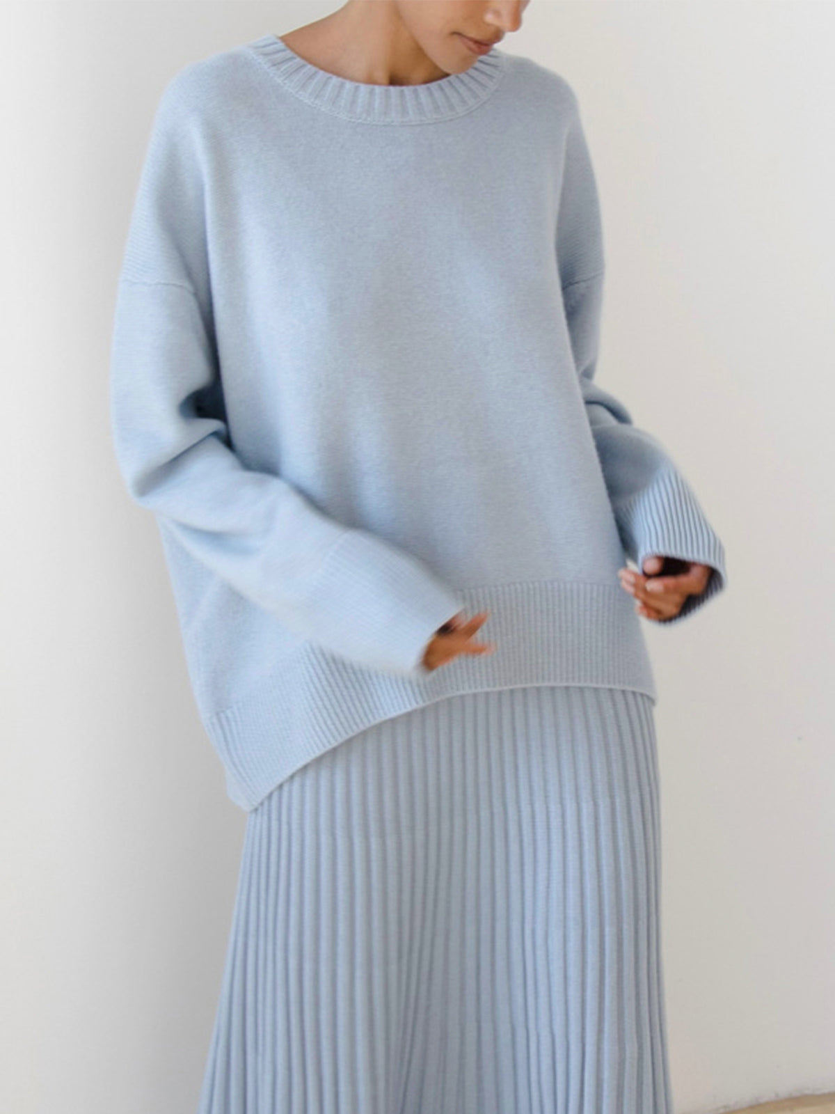 Amara – Großer Pullover „Zuckerwatte“