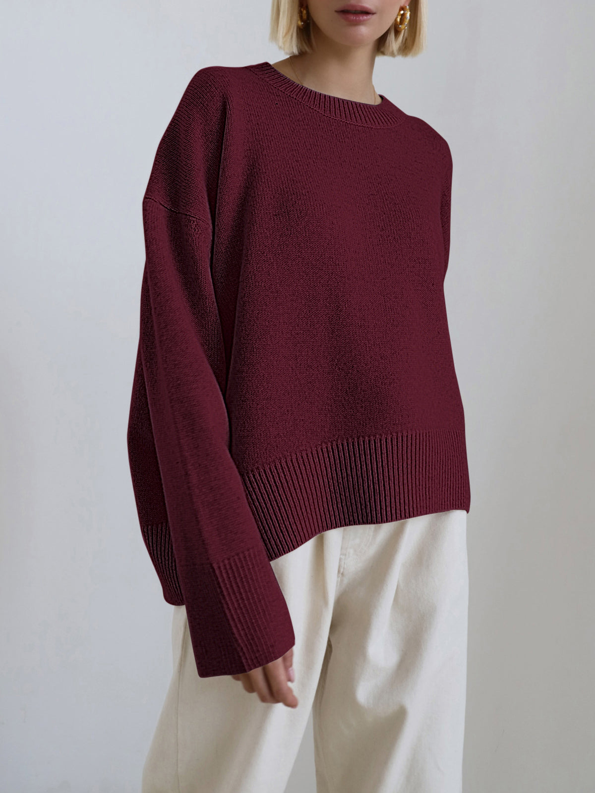 Amara – Großer Pullover „Zuckerwatte“