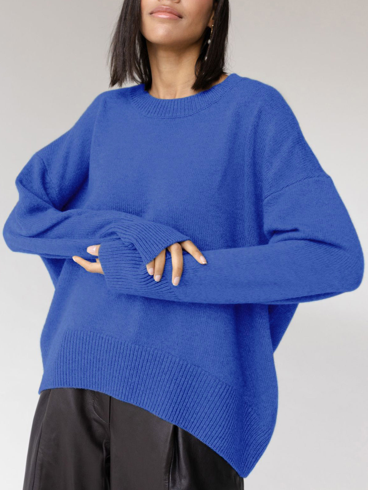Amara – Großer Pullover „Zuckerwatte“