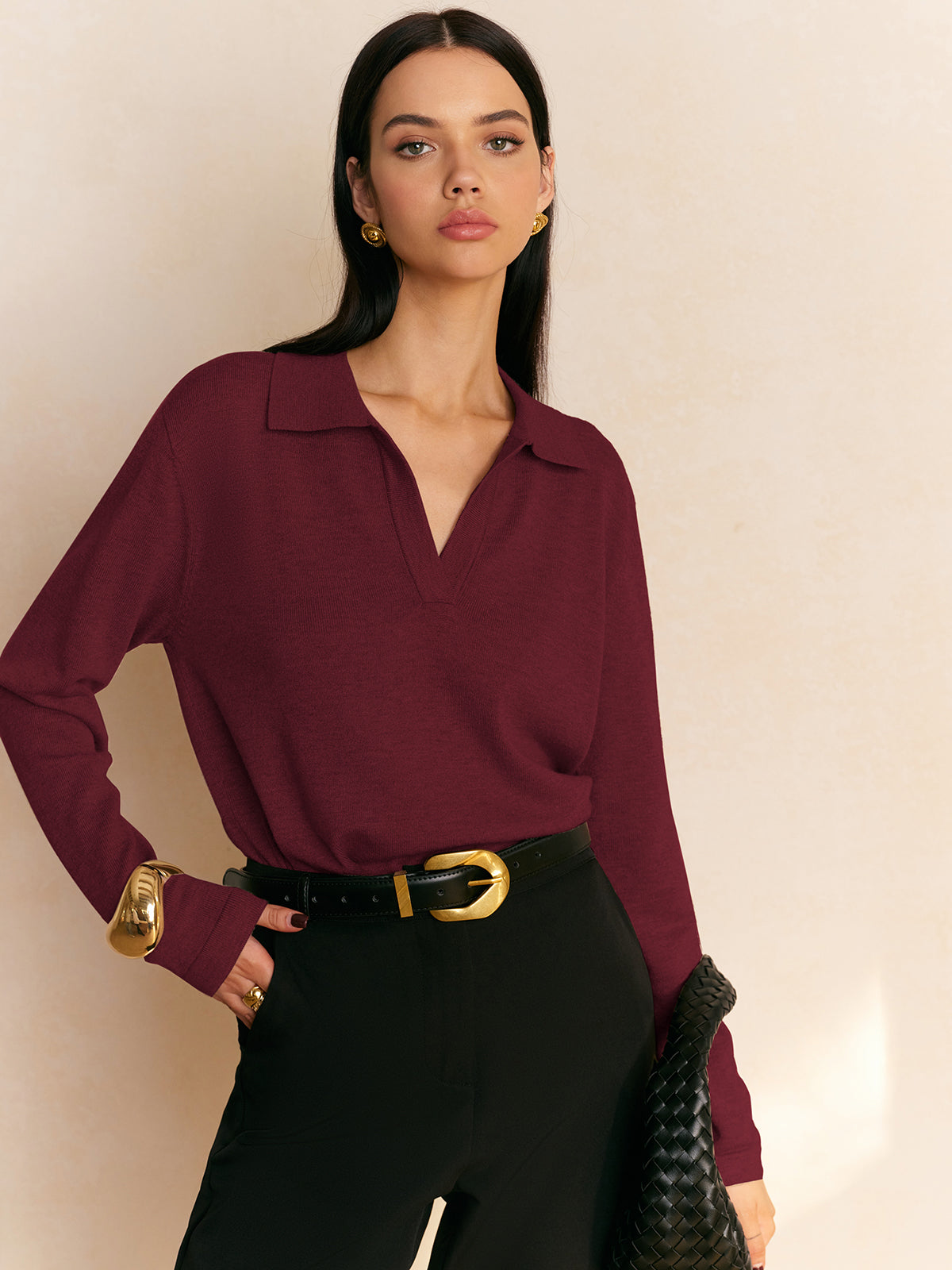 Fiona – Pullover mit weitem Ausschnitt