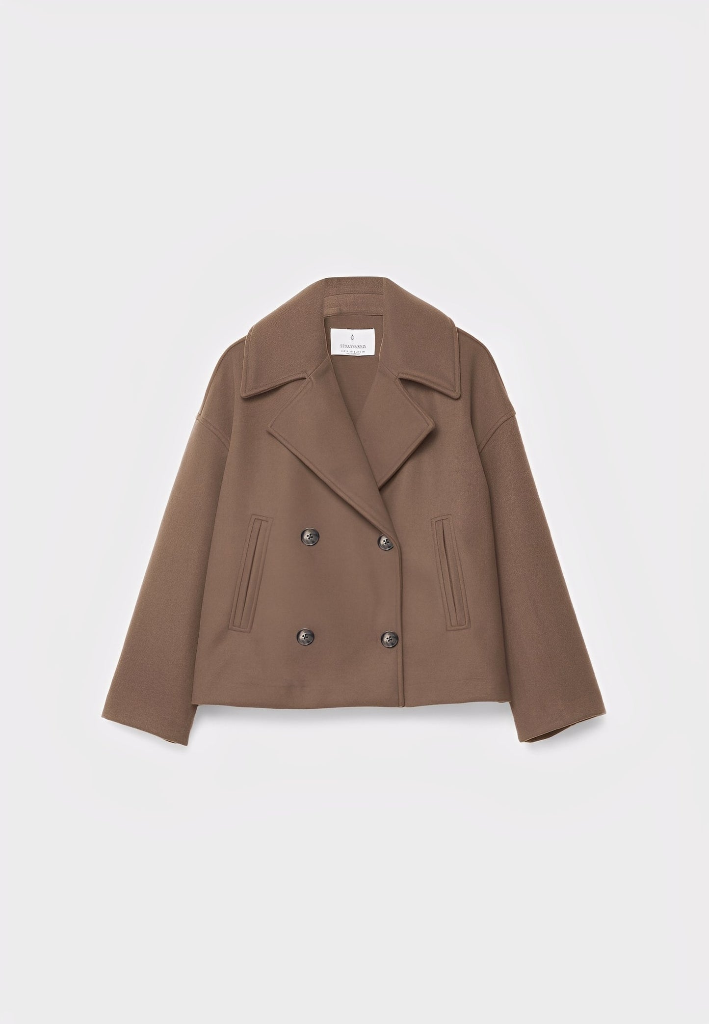 Claire – Kurze Elegante Doppelreihige Jacke