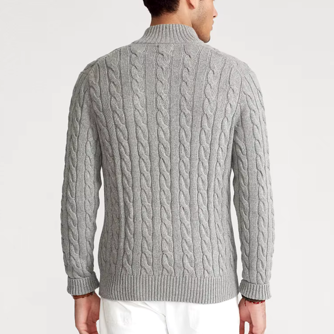 Adrien - Pullover Halb-Reißverschluss