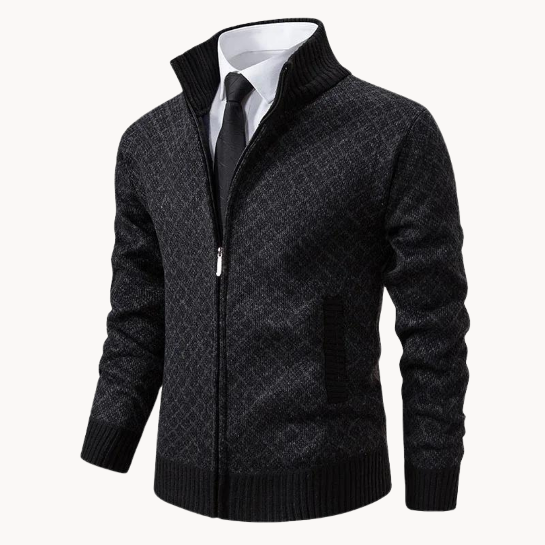 Julien – Rollkragen Jacquard Gestrickt