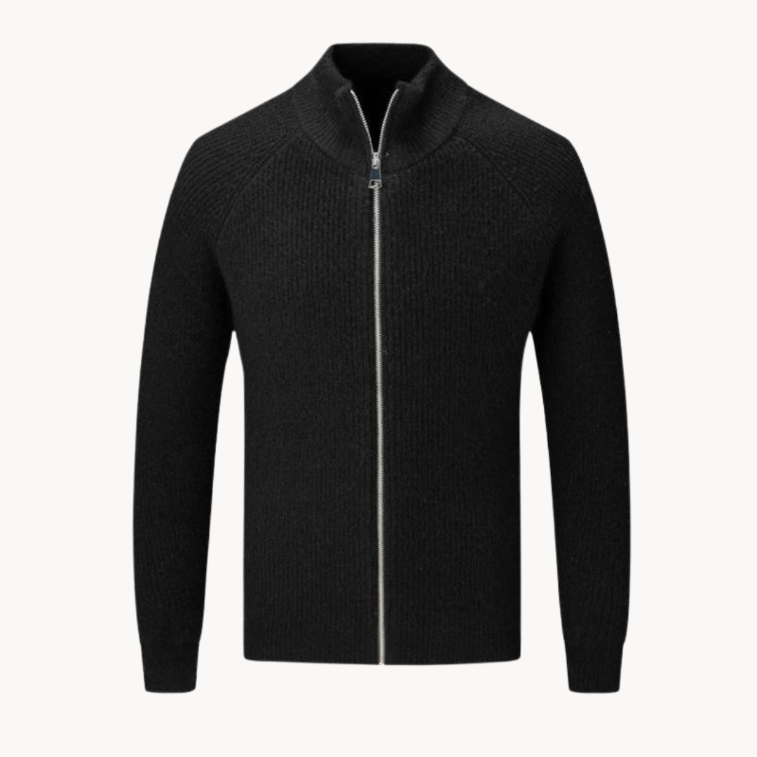Sebastian – Pullover mit vollem Reißverschluss