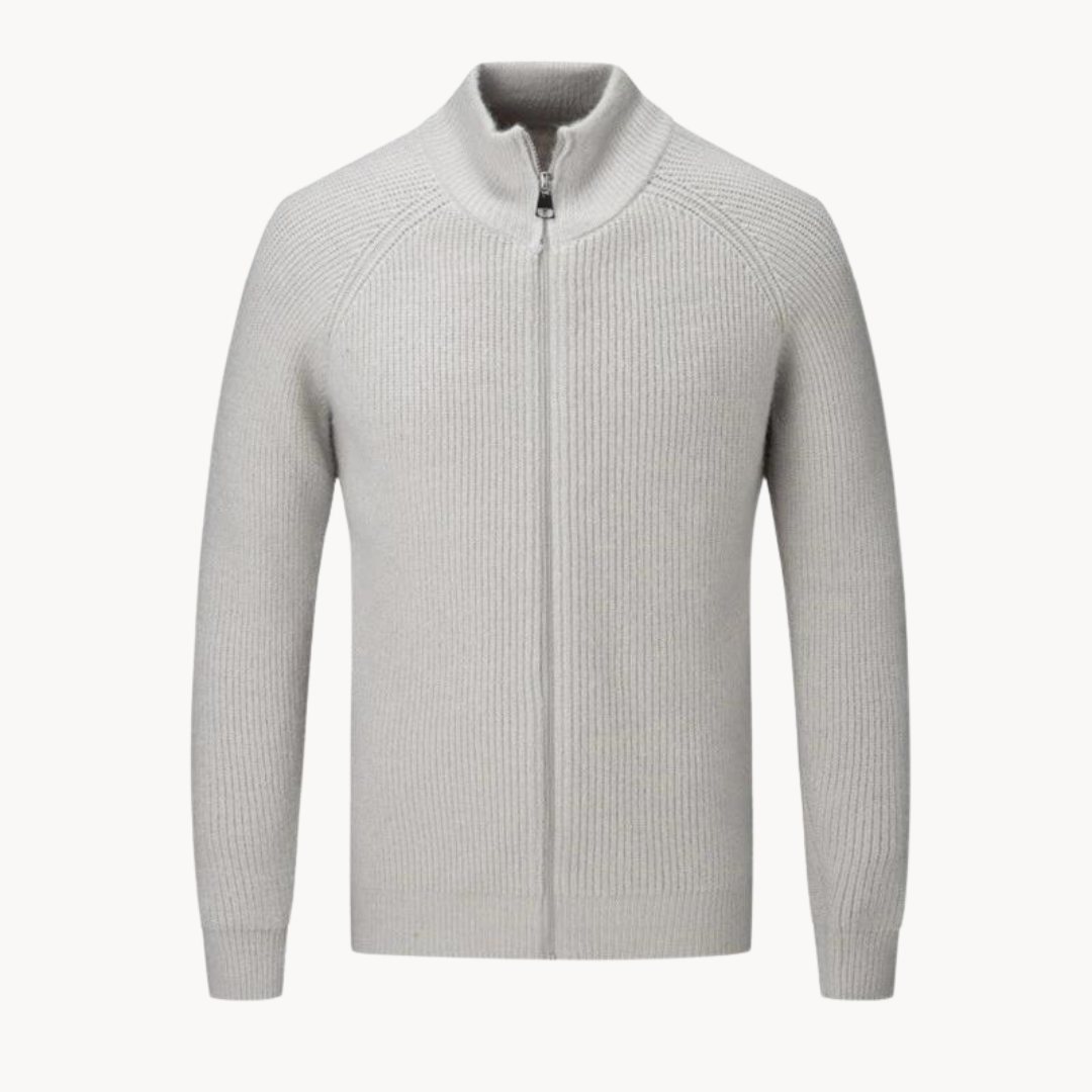 Sebastian – Pullover mit vollem Reißverschluss