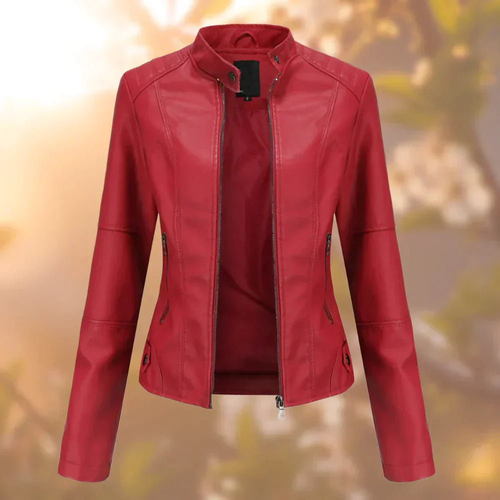 Hallec – Lederjacke Damen