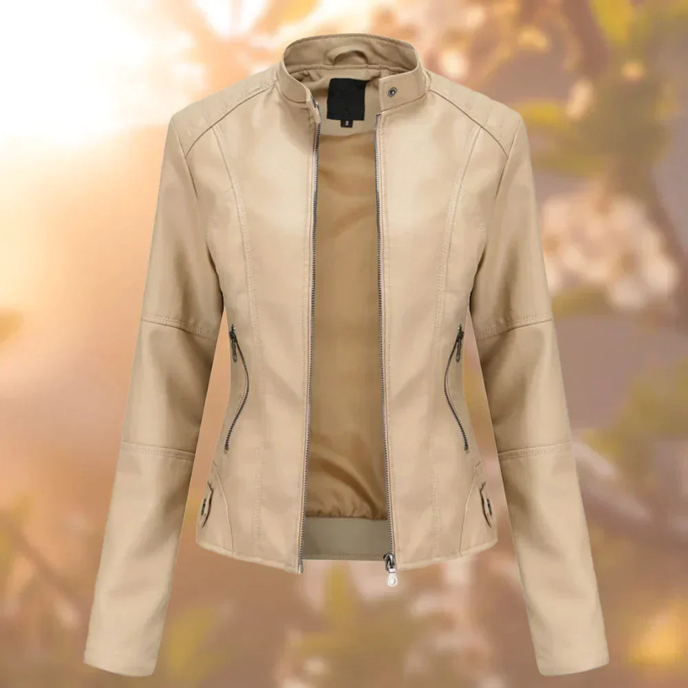 Hallec – Lederjacke Damen