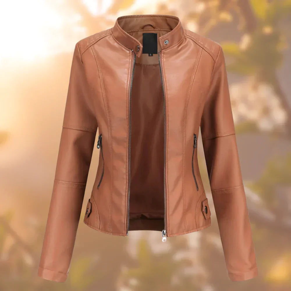 Hallec – Lederjacke Damen