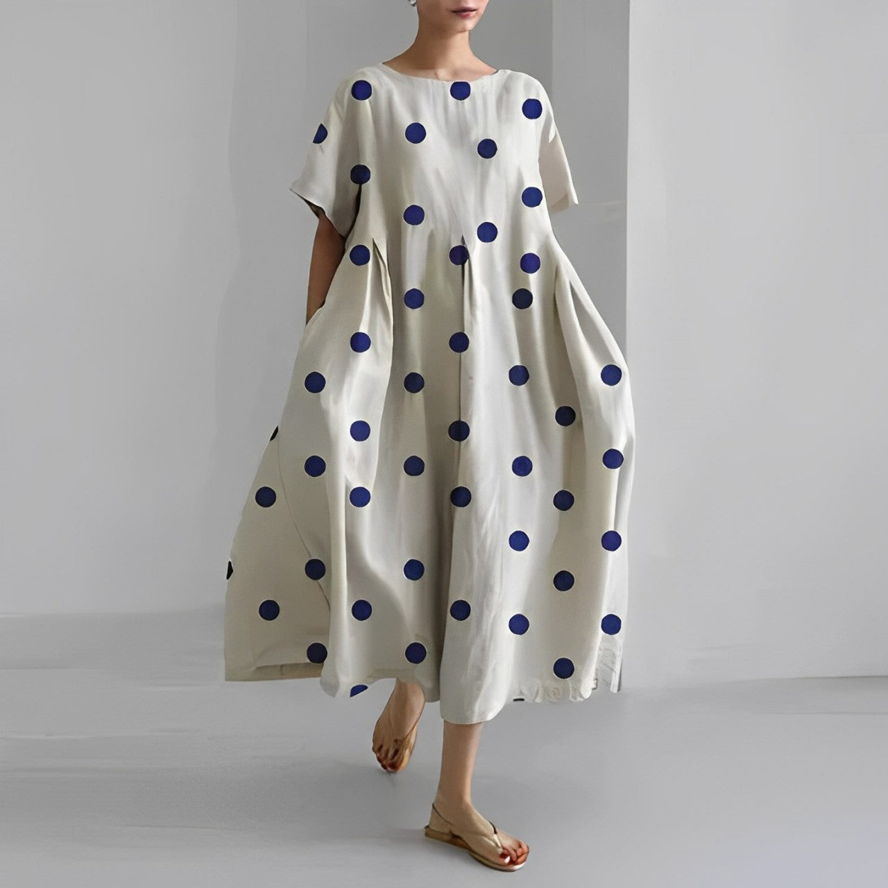 Ronja – Lockeres bedrucktes Kleid