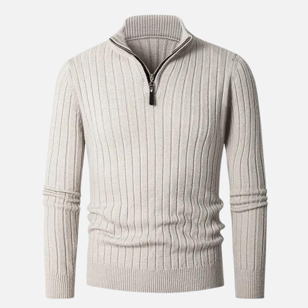 Hugo - Pullover Halb-Reißverschluss