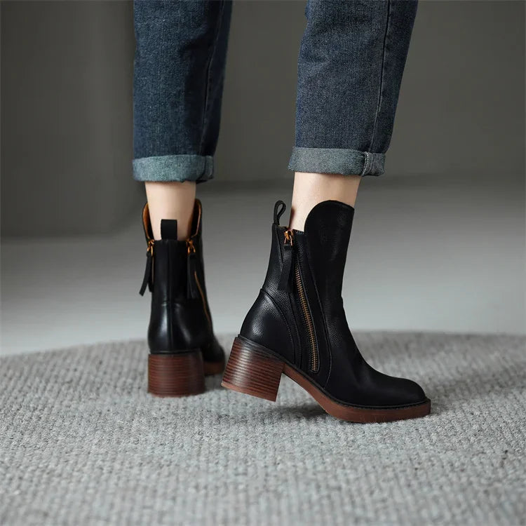 Ludovica – Stiefeletten im Vintage-Look