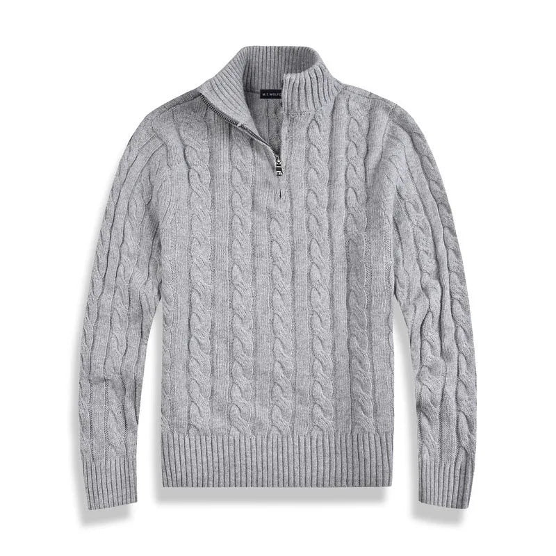 Adrien - Pullover Halb-Reißverschluss