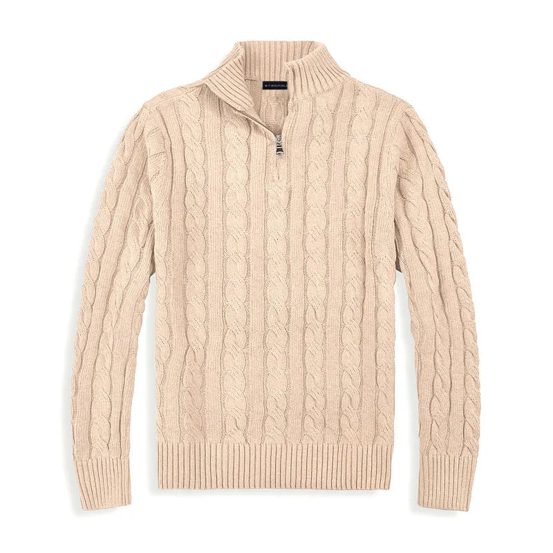 Adrien - Pullover Halb-Reißverschluss