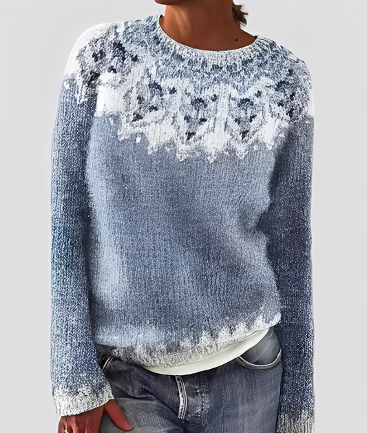 Christal - Damen-Wollpullover, elegant und leger geschnitten