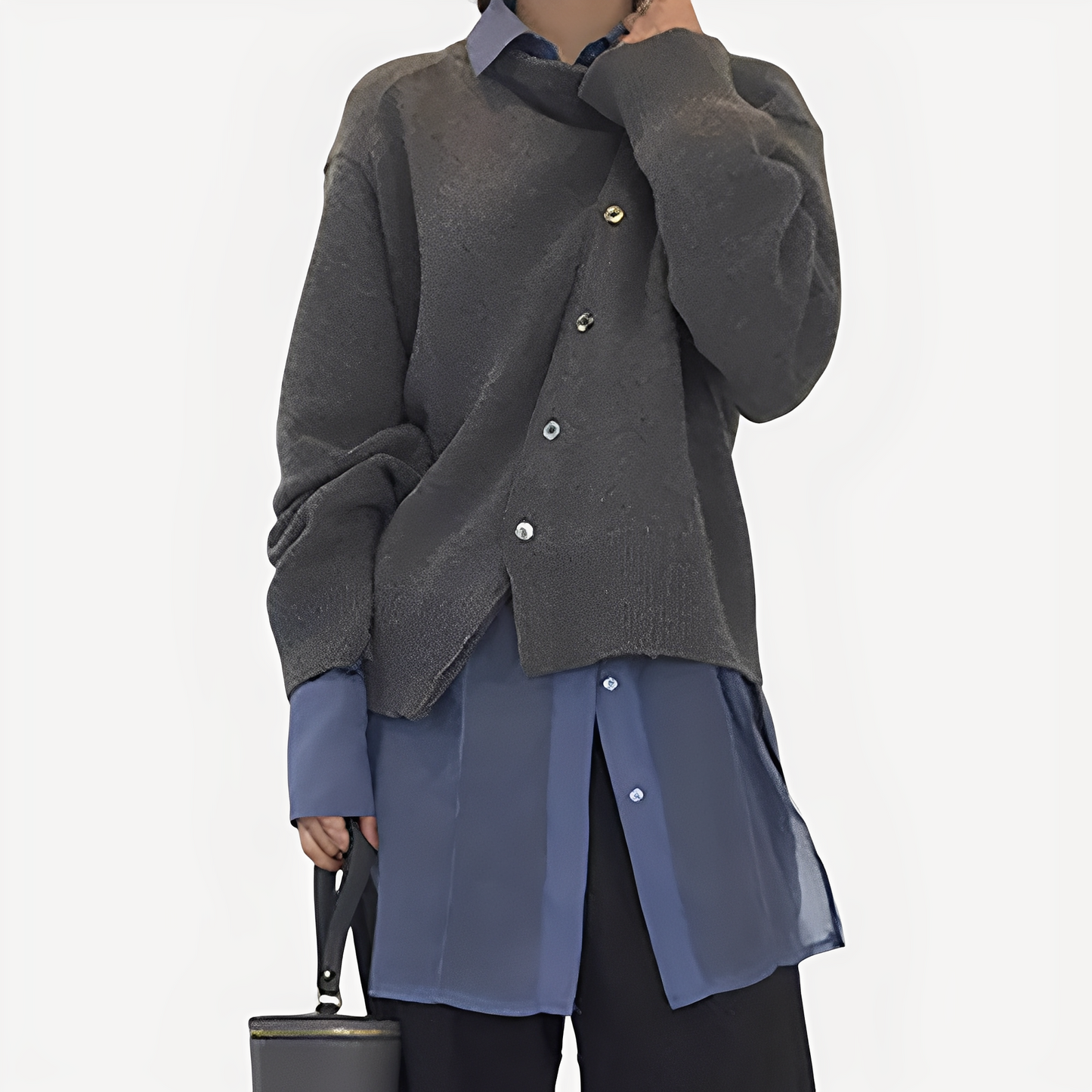 Susanne - Stilvolle und bequeme Strickjacke zum Überziehen