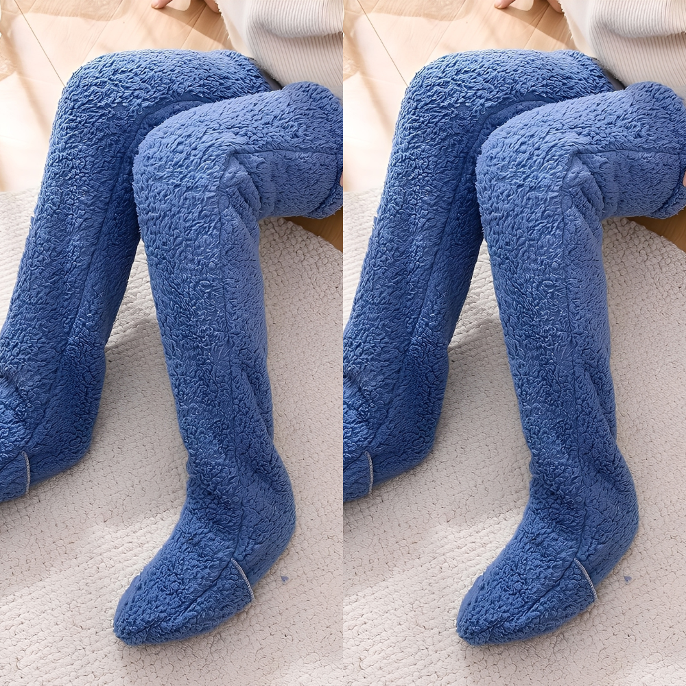 Camellia - Warme, kniehohe Wintersocken für Damen