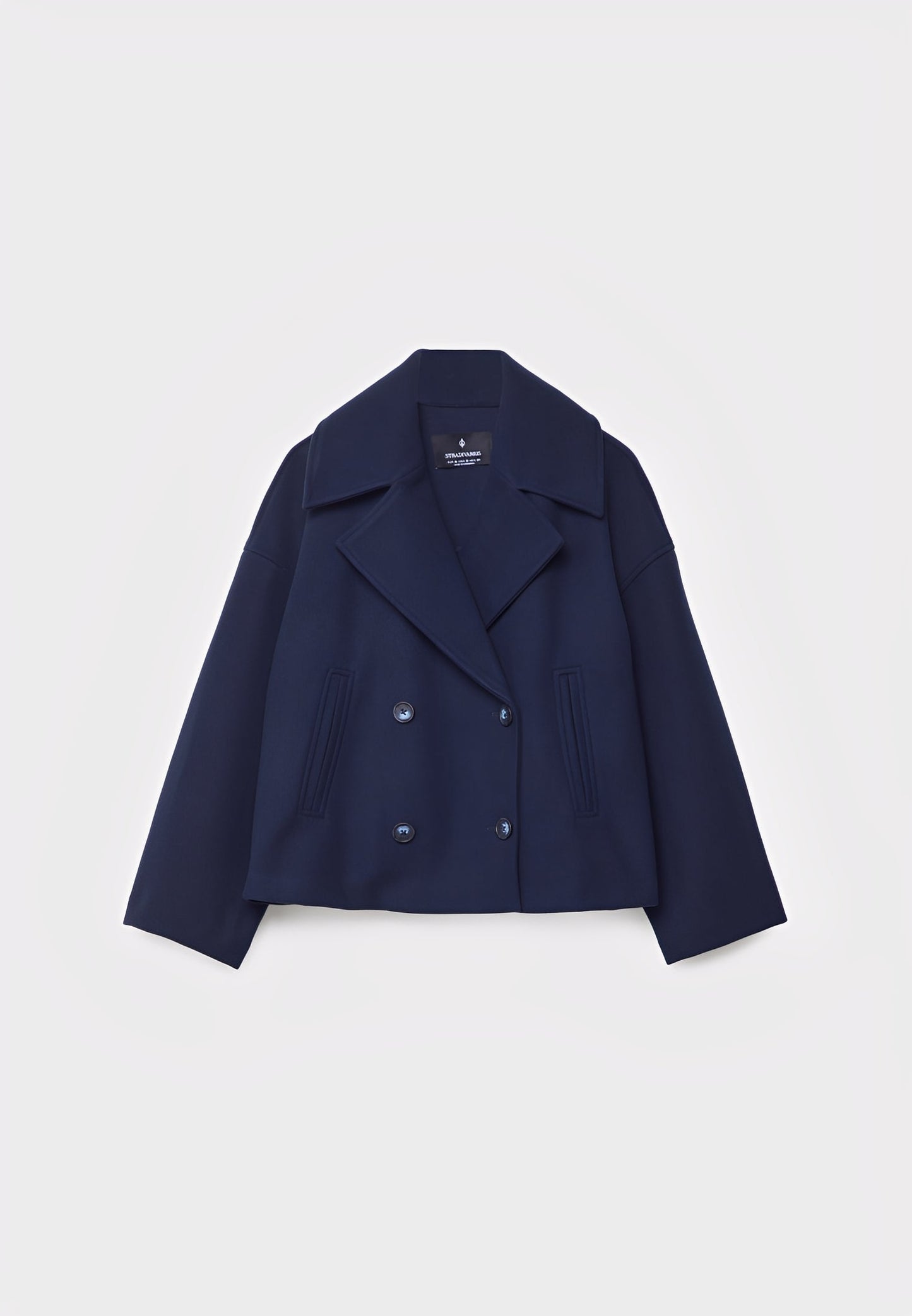 Claire – Kurze Elegante Doppelreihige Jacke