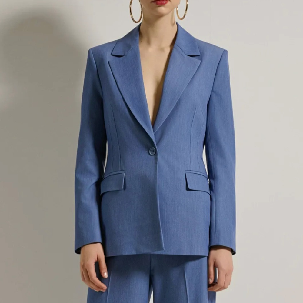 Moderner Strukturierter Blazer