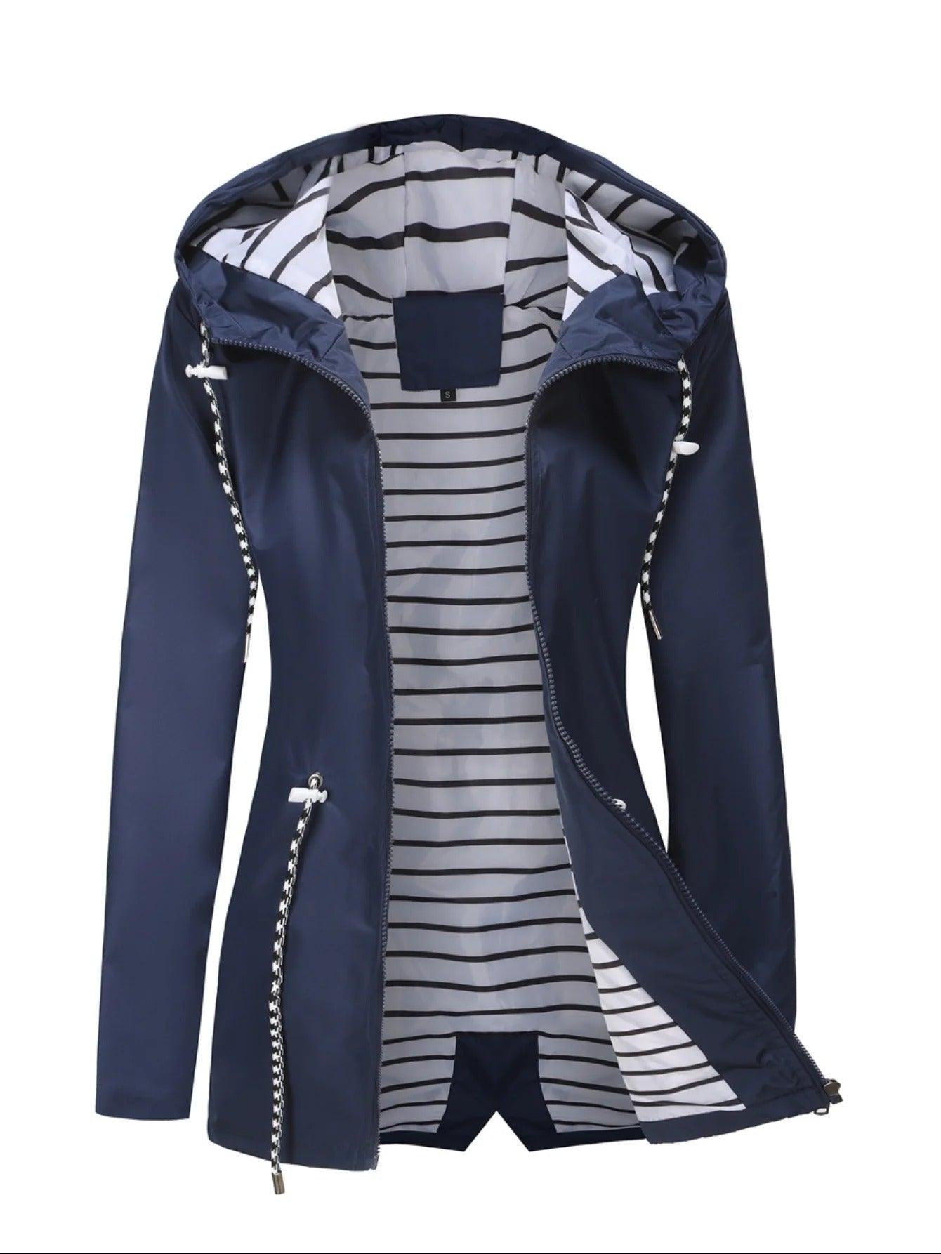 Nathalie – Lange Wasserdichte Jacke