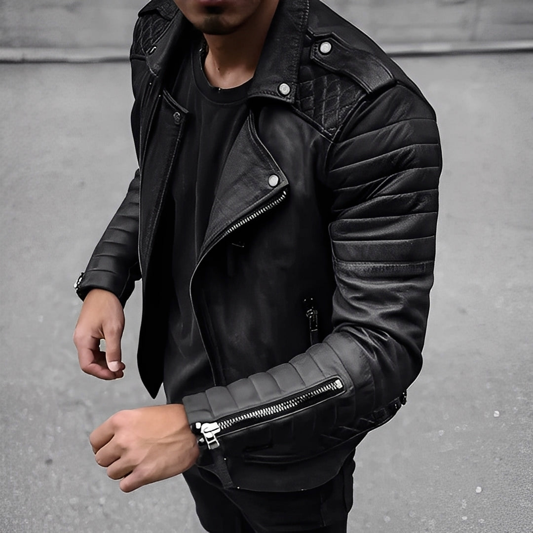 Matthew - Bequeme Herrenlederjacke
