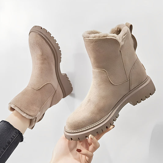 Raschelle - Modische, leichte Damenstiefel mit Fleecefutter