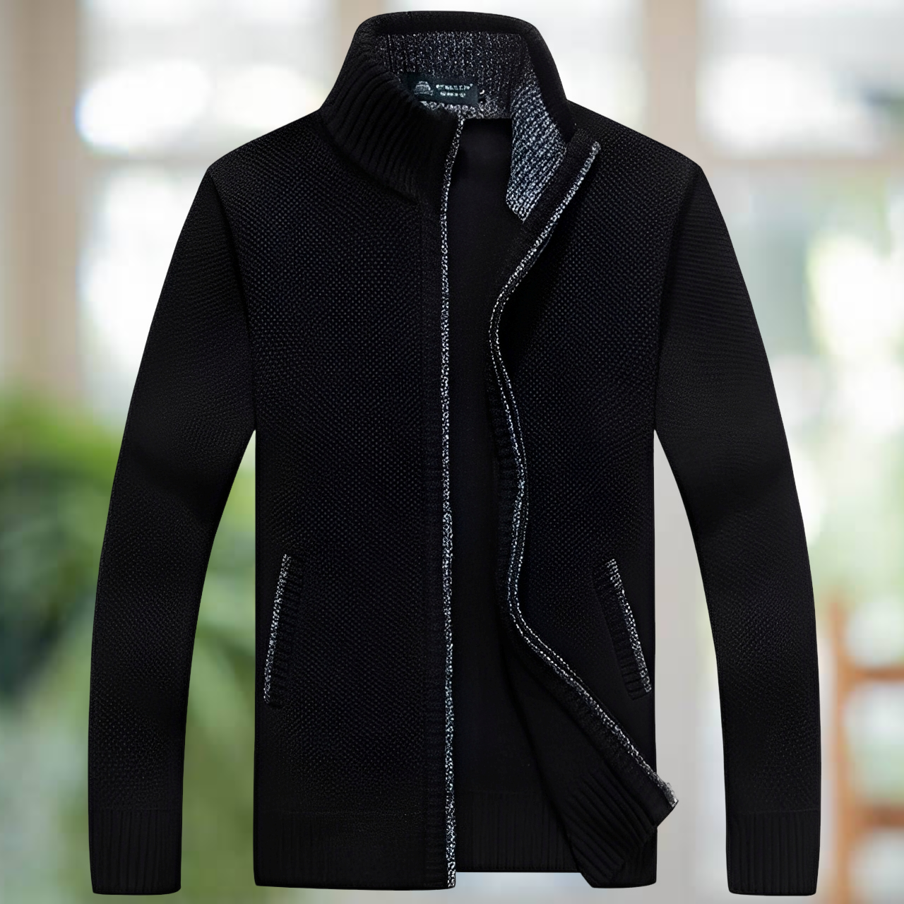 Iker – Gefütterte Herren-Strickjacke
