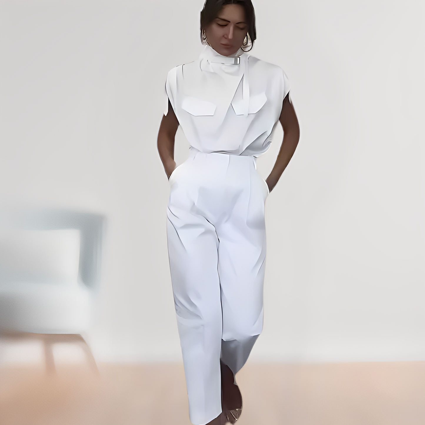 Leona – Eleganter Ärmelloser Overall
