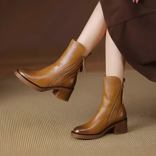 Destini - Elegante Damenlederstiefeletten