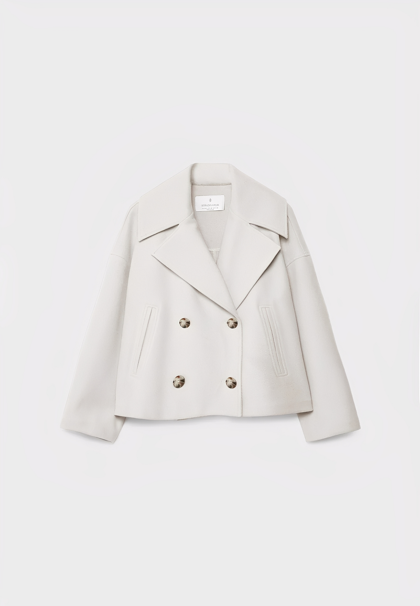 Claire – Kurze Elegante Doppelreihige Jacke