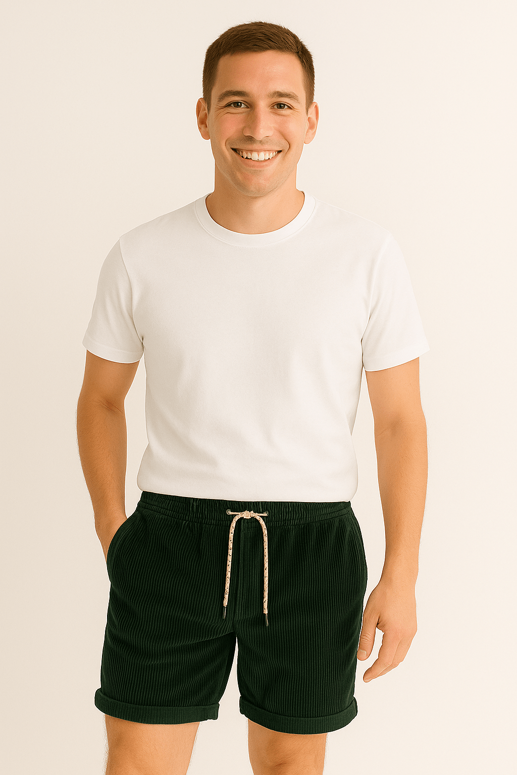 Georg – Shorts aus Cord im Retro-Stil