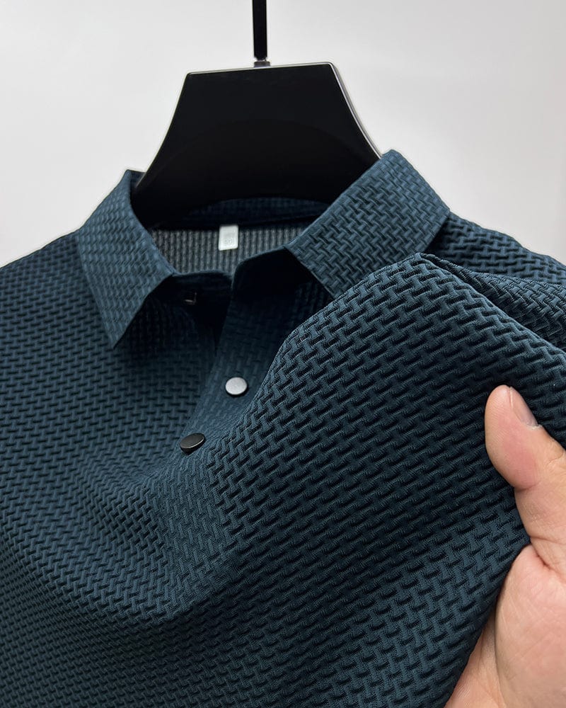 Morten – Strukturiertes Polo-Shirt