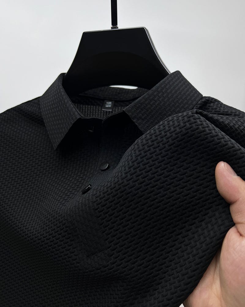 Morten – Strukturiertes Polo-Shirt