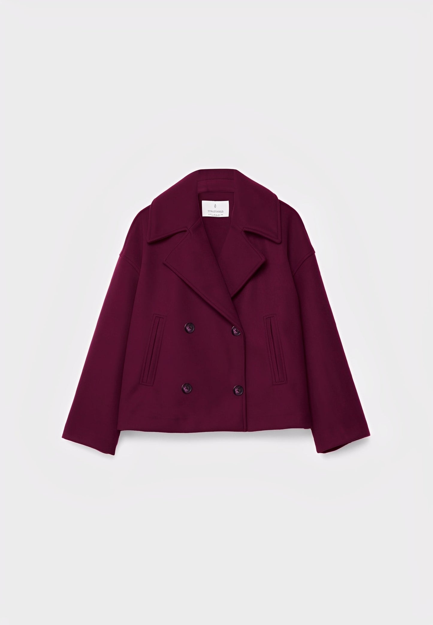 Claire – Kurze Elegante Doppelreihige Jacke