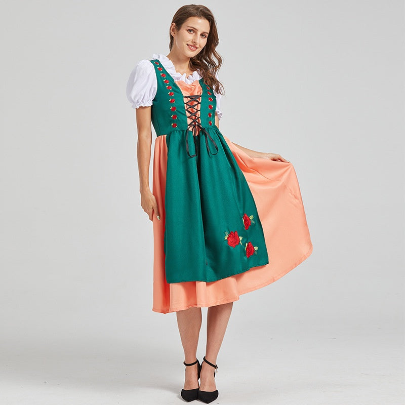 Kathryn - Traditionelles Oktoberfest-Dirndl-Midikleid für Damen