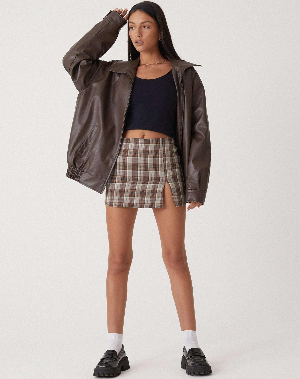 Ariane – Oversize-Lederjacke für Damen
