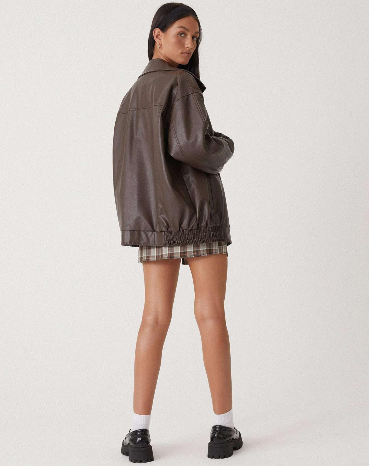 Ariane – Oversize-Lederjacke für Damen
