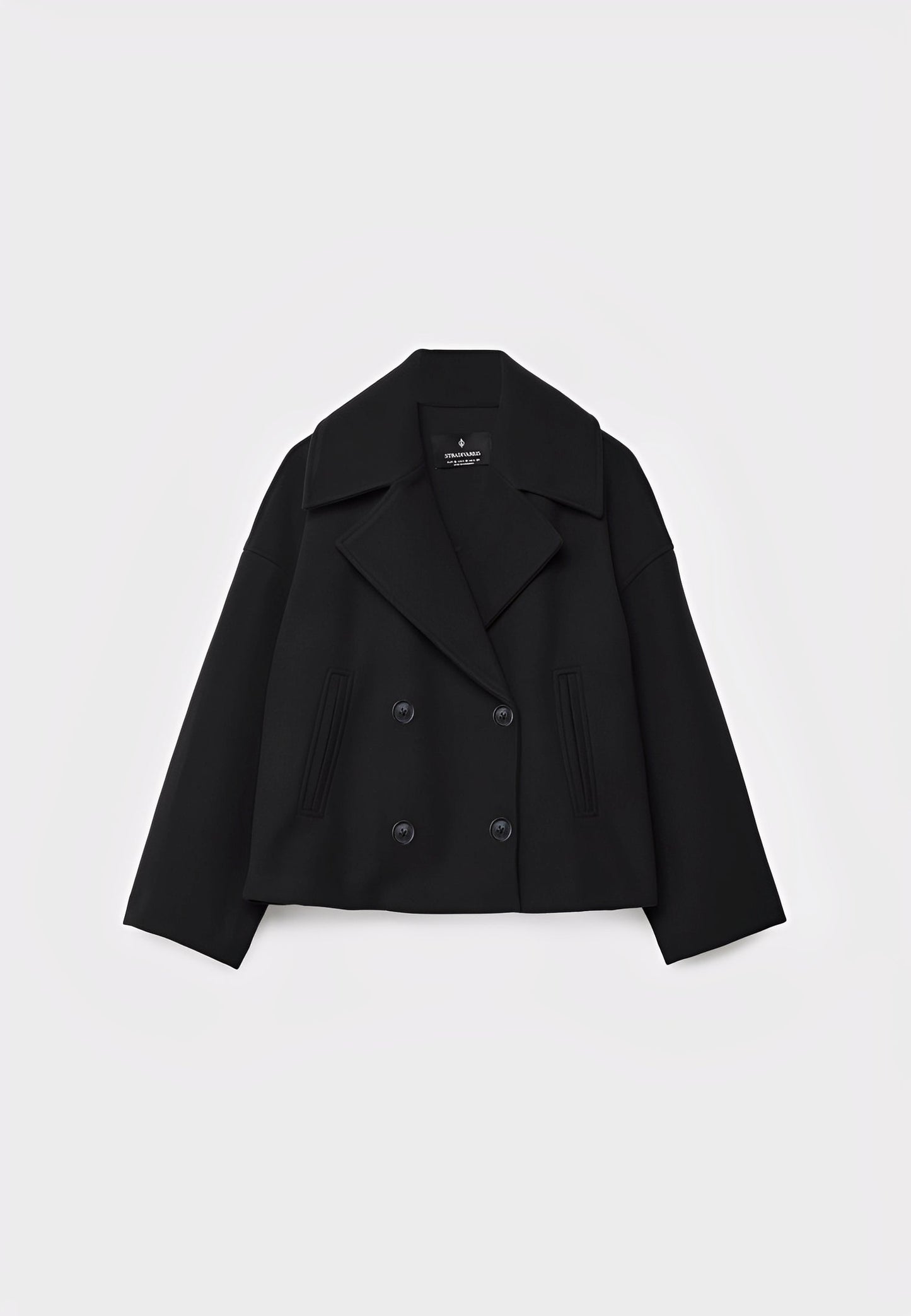 Claire – Kurze Elegante Doppelreihige Jacke