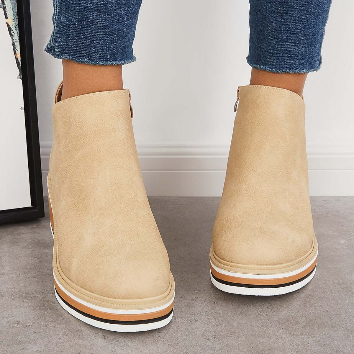 Danielle – Modische Plateaustiefel
