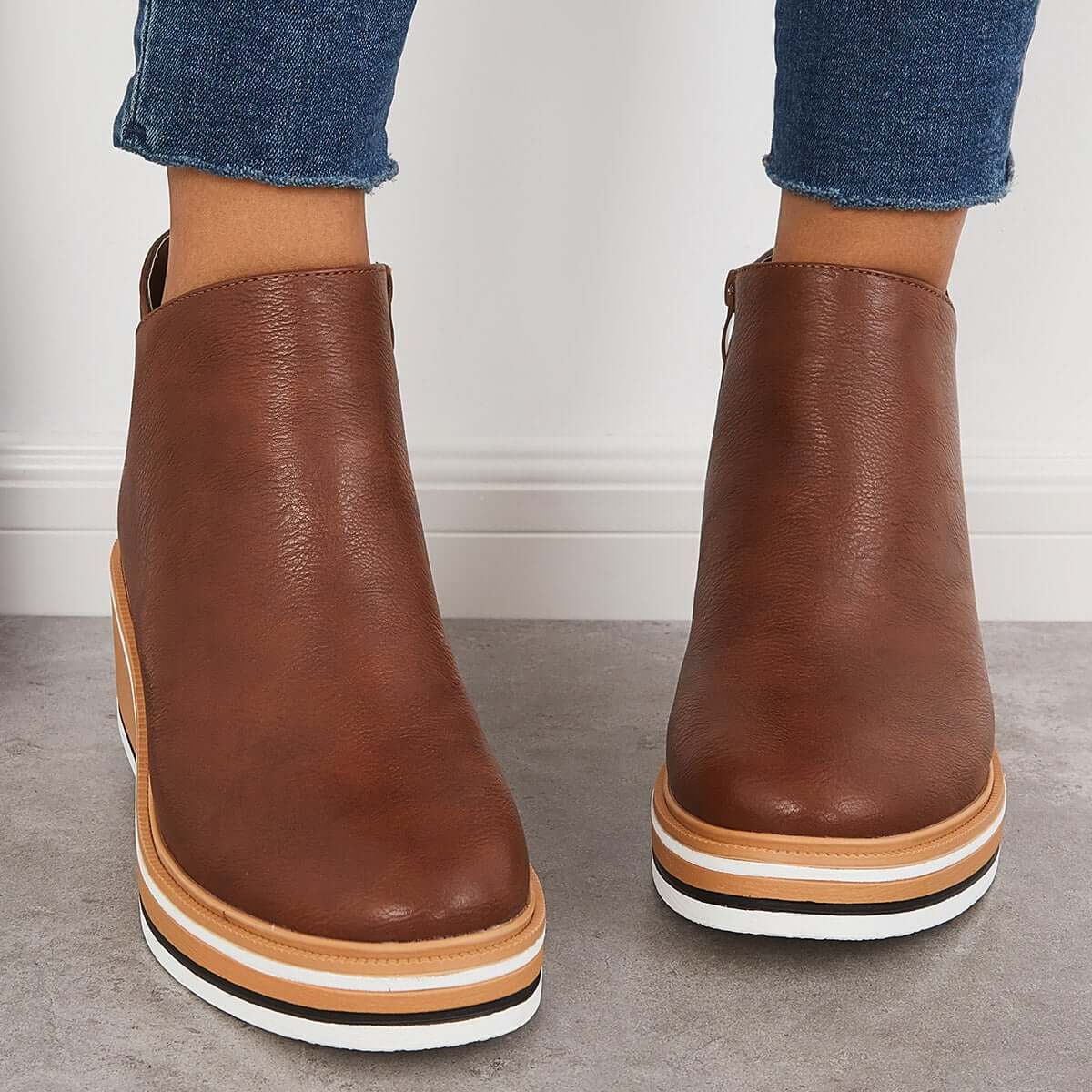 Danielle – Modische Plateaustiefel