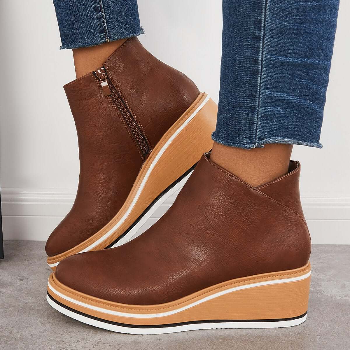 Danielle – Modische Plateaustiefel
