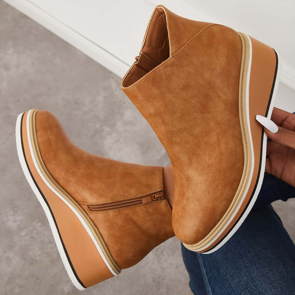 Danielle – Modische Plateaustiefel