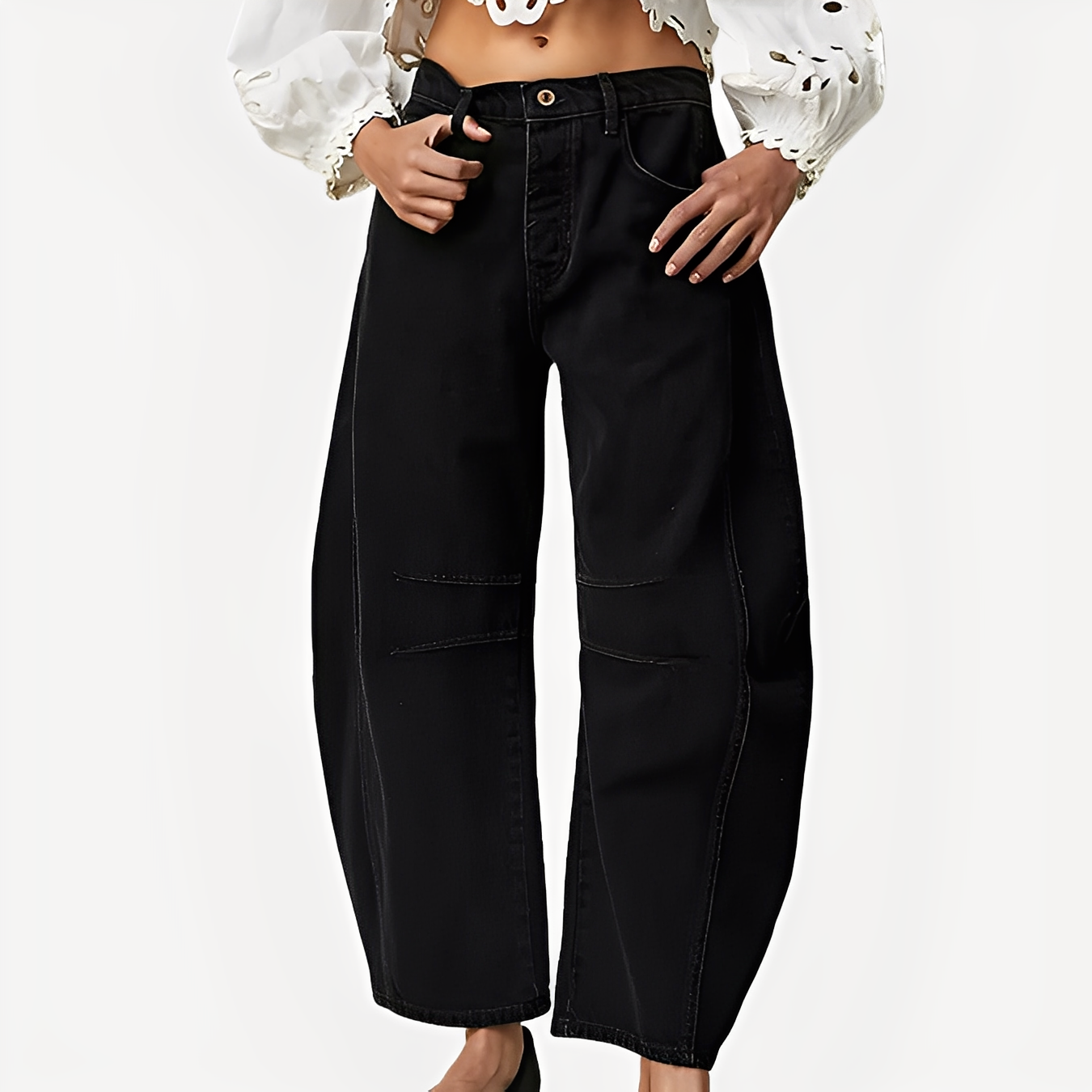 Celestine - Damen-Jeans mit weitem, klassisch inspiriertem Stil